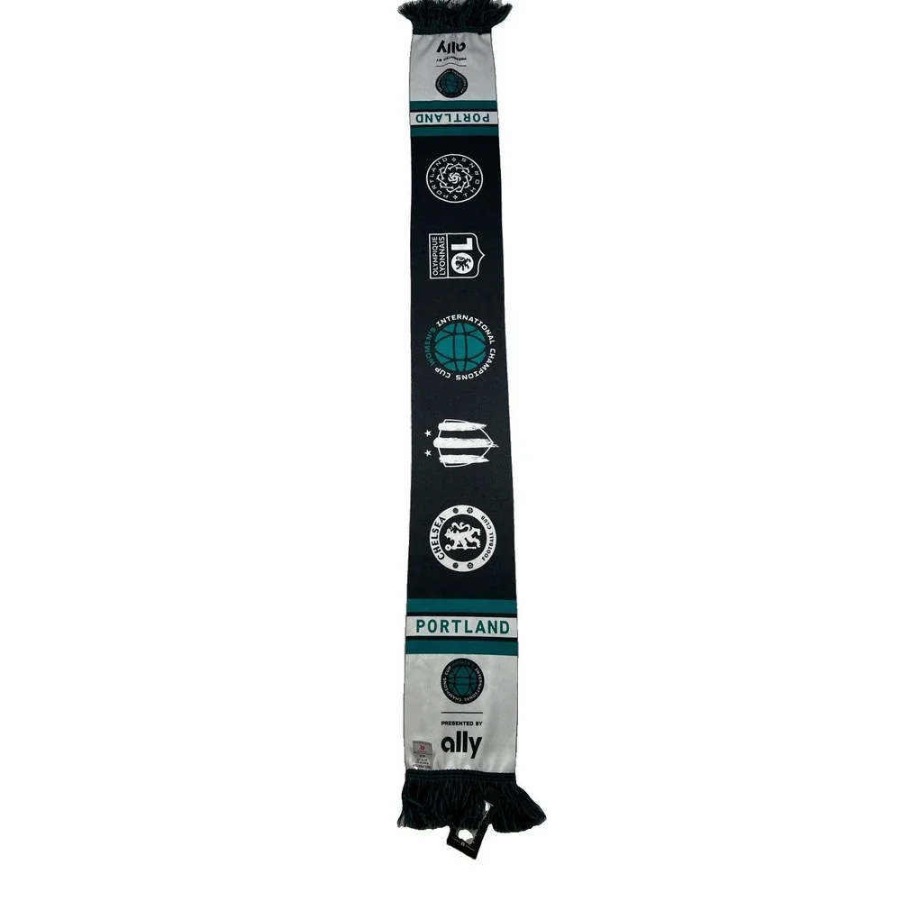 NWT Portland Thorns Scarf 2022 Women International Champions Cup Soccer Ruffneck